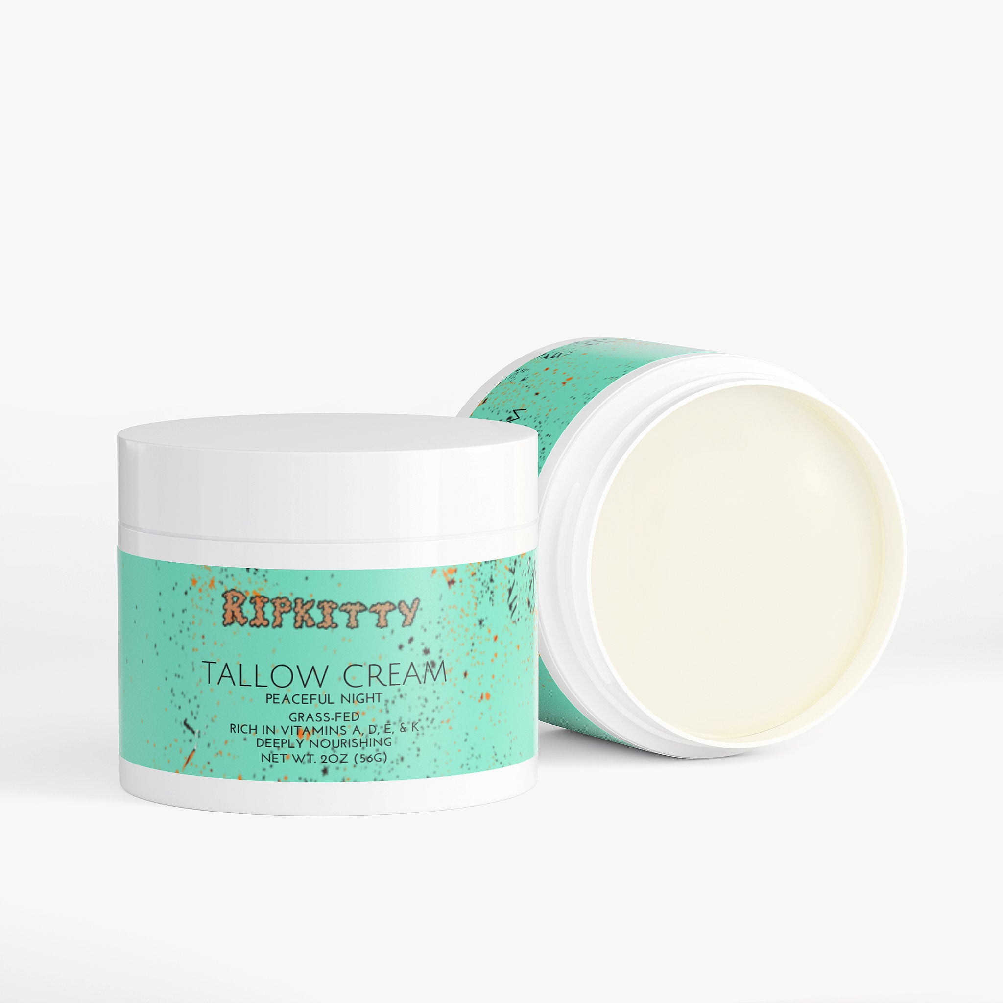 Ripkitty Heavy Rest: Tallow Cream Peaceful Night (2 oz)